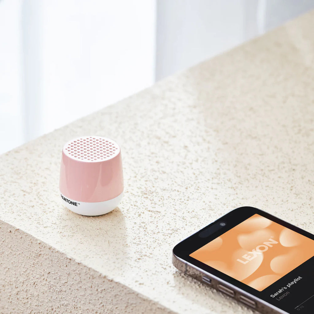 Lexon Mino+ Mini Bluetooth Speaker PANTONE - Rose Pink(LD-LA125PT-LP) - 2