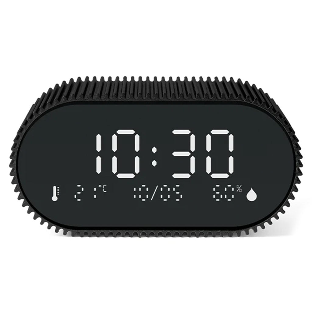Lexon Ray Clock LCD Alarm Clock With Temperature / Humidity Display - Black(LD-LR155MN3) - 2