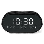 Lexon Ray Clock LCD Alarm Clock With Temperature / Humidity Display - Black(LD-LR155MN3) - 2