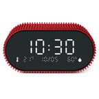 Lexon Ray Clock LCD Alarm Clock With Temperature / Humidity Display - Red(LD-LR155SR3) - 2