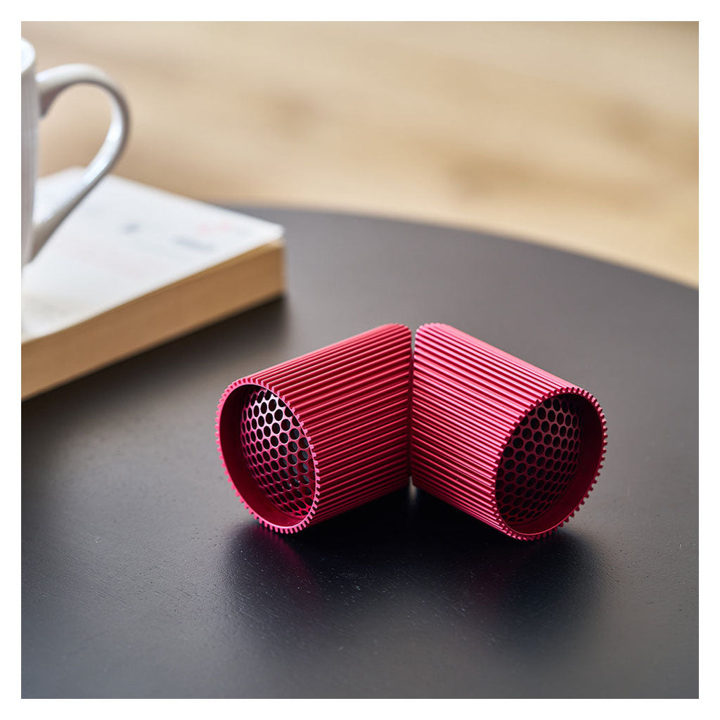 Lexon Ray Set Of Magnetic Bluetooth Speakers - Red(LD-LA132SR3) - 6