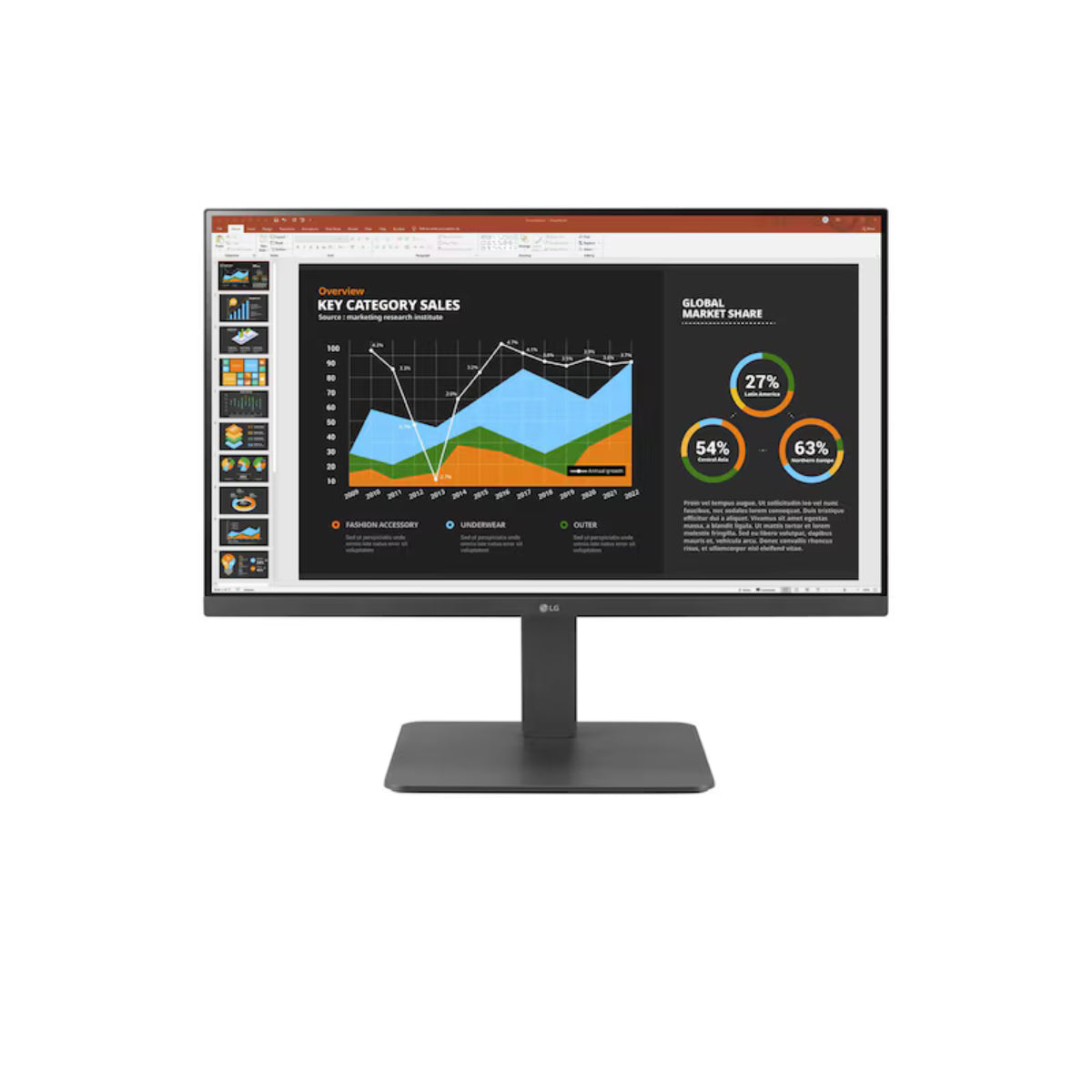 LG 24BR650B 23.8" FHD USB Type-C IPS Monitor(24BR650B) - 1