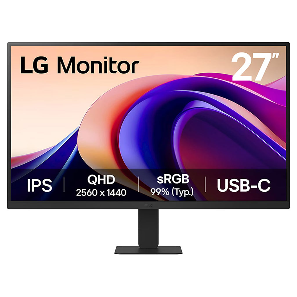 LG 27U631A-B 27" 100Hz QHD HDR10 99% sRGB IPS Monitor w/ USB-C(27U631A-B) - 1