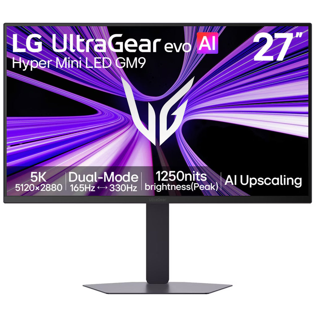 LG ULTRAGEAR EVO 27GM950B 27" Dual Mode 5K 165Hz / QHD 330Hz Mini LED HDR 1ms G-Sync Gaming Monitors(27GM950B-B) - 1