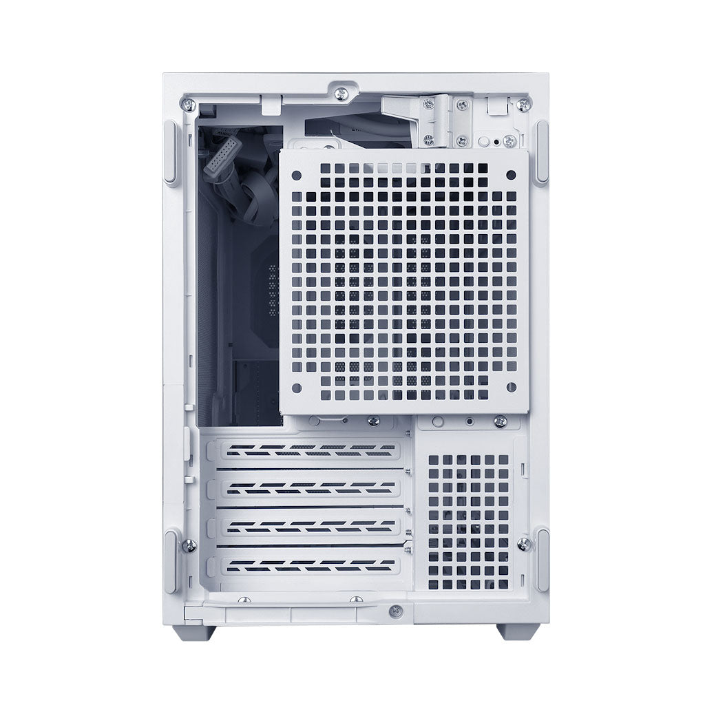 Lian Li B4 DAN Wood mATX Case - White(PC-B4W-WD) - 7