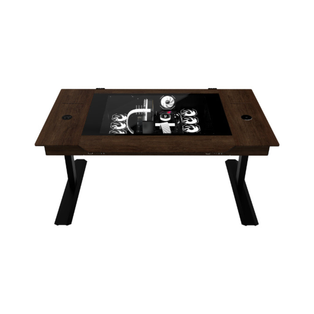 Lian Li DK-07X Motorized Dual E-ATX Standing Desk Case - Wood(DK-07X-WD) - 3