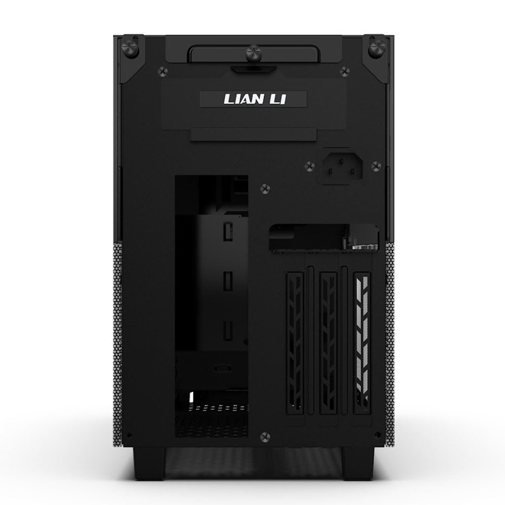 Lian Li Q58 Mesh/Tempered Glass Mini-ITX Case with PCIe 3.0 Riser Cable - Black(PC-Q58X3.00) - 4