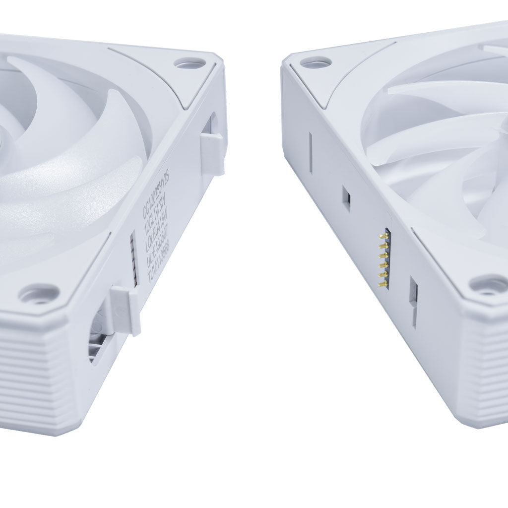 Lian Li UNI Fan CL Wireless 120mm White Fan - 3 Pack(12CL1W3W) - 11