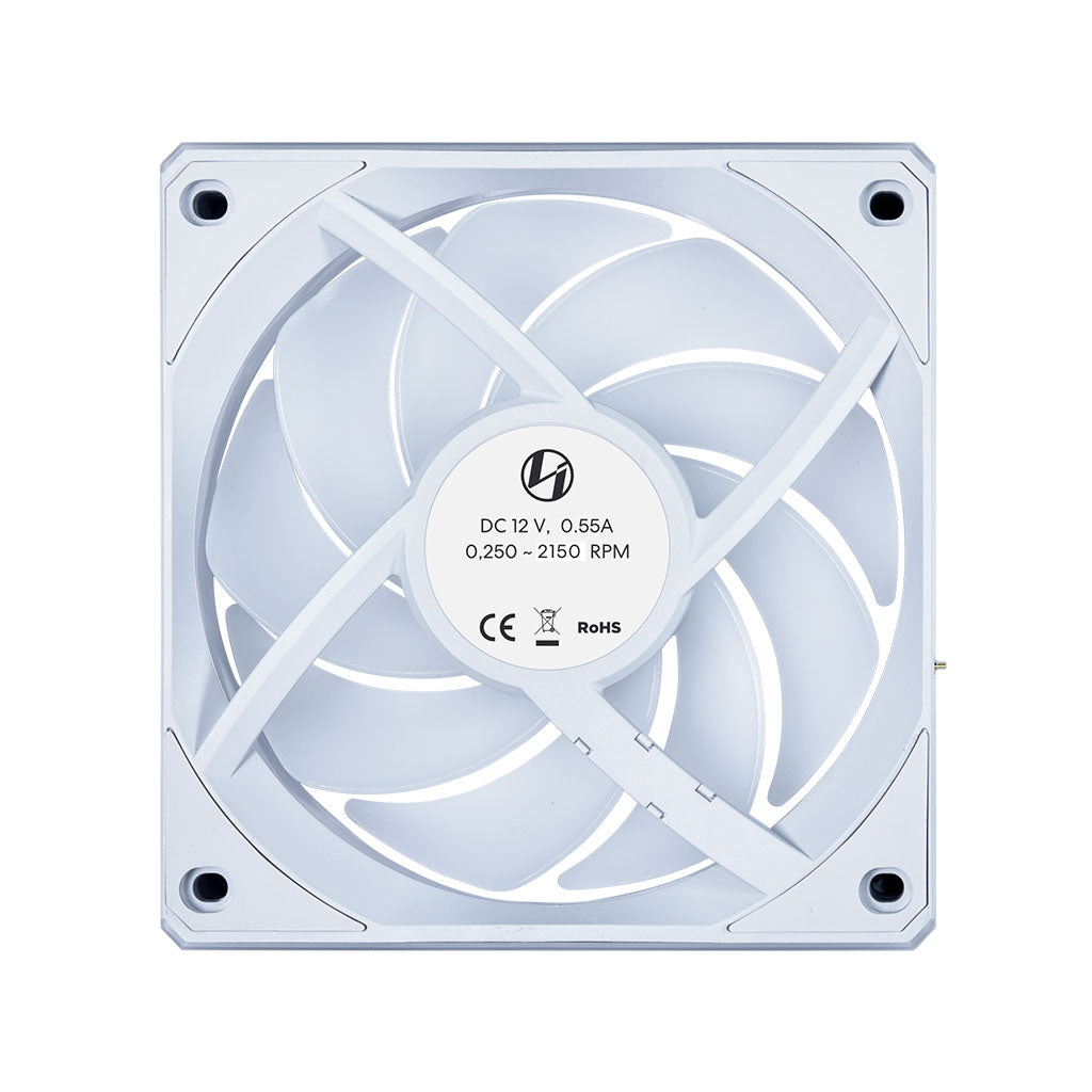 Lian Li UNI Fan CL Wireless 120mm White Fan - 3 Pack(12CL1W3W) - 3