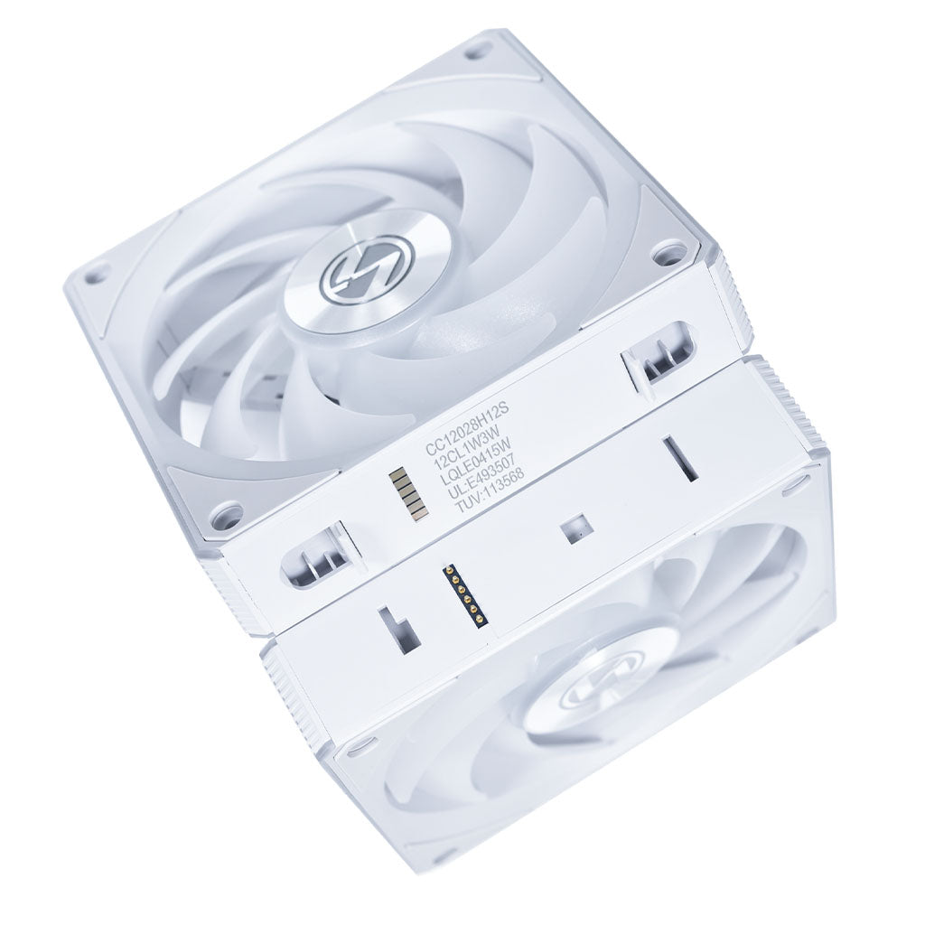 Lian Li UNI Fan CL Wireless 120mm White Fan - 3 Pack(12CL1W3W) - 8