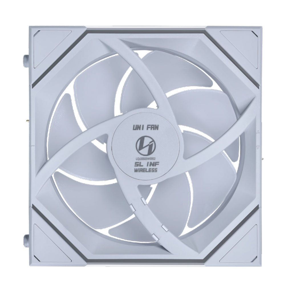 Lian Li UNI Fan SL-Infinity Wireless 120mm Reversed Blade White Fan - 3 Pack(12RSLIN1W3W) - 7