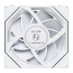 Lian Li UNI FAN TL120 LCD Wireless 120mm White Fan - 3 Pack(12TLLCD1W3W) - 5
