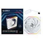 Lian Li UNI FAN TL Wireless Reverse Blade 120mm White Fan(12RTL1W1W) - 6