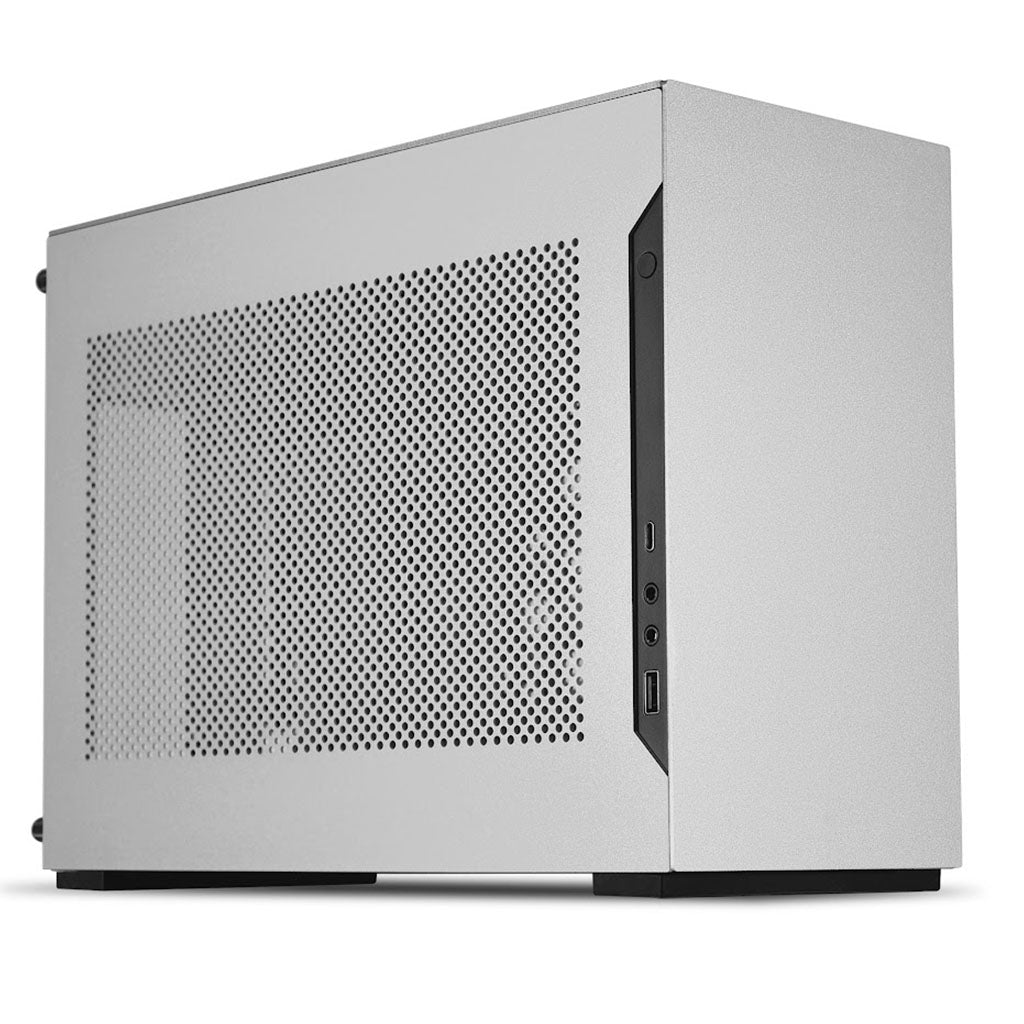  Lian-Li A4H2OA5 Aluminium Mesh Mini-ITX Case - Silver(PC-A4H2OA5.00) - 1