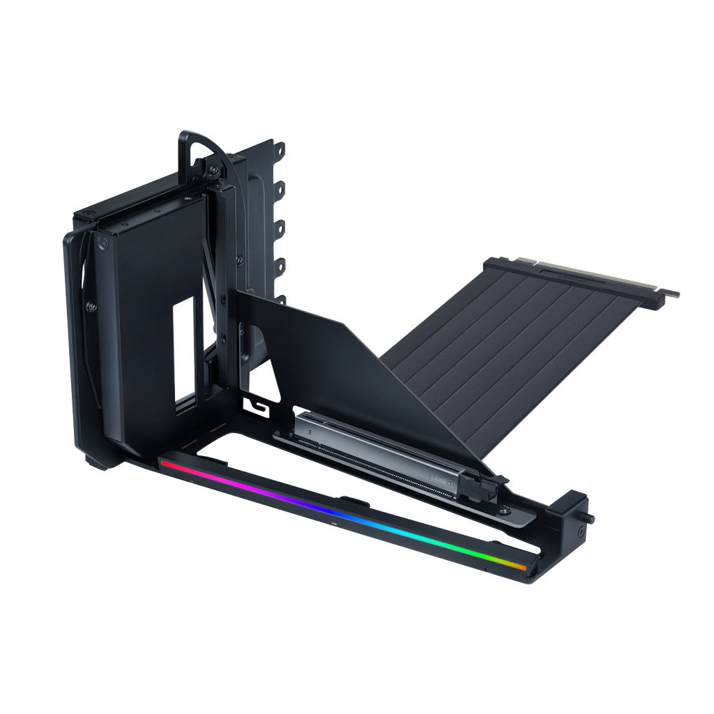 Lian-Li Multi-Directional Vertical GPU Bracket w/ PCIe 5.0 Riser Cable V4 - Black(VG4-5-V4X) - 8