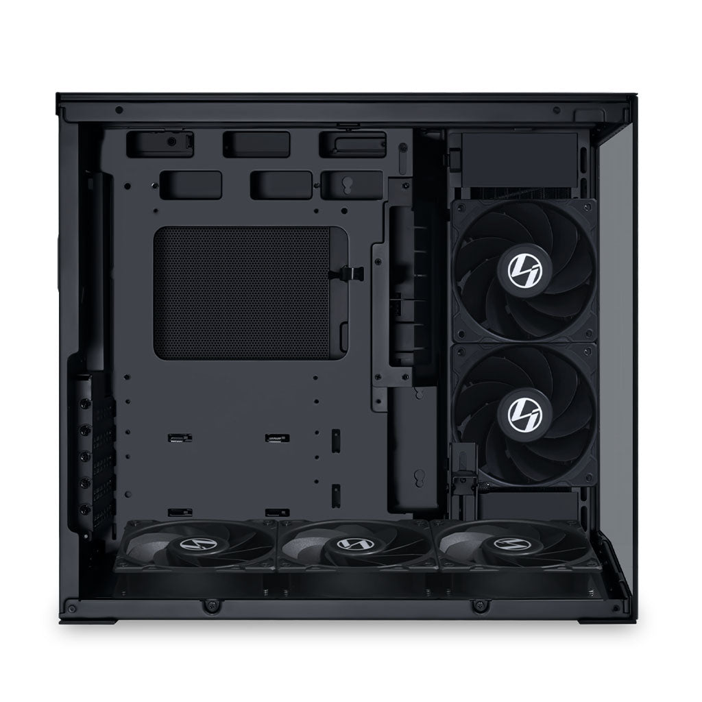 Lian-Li O11 DYNAMIC MINI V2 Flow PC Case - Black (5 fans included) thumbnail 2