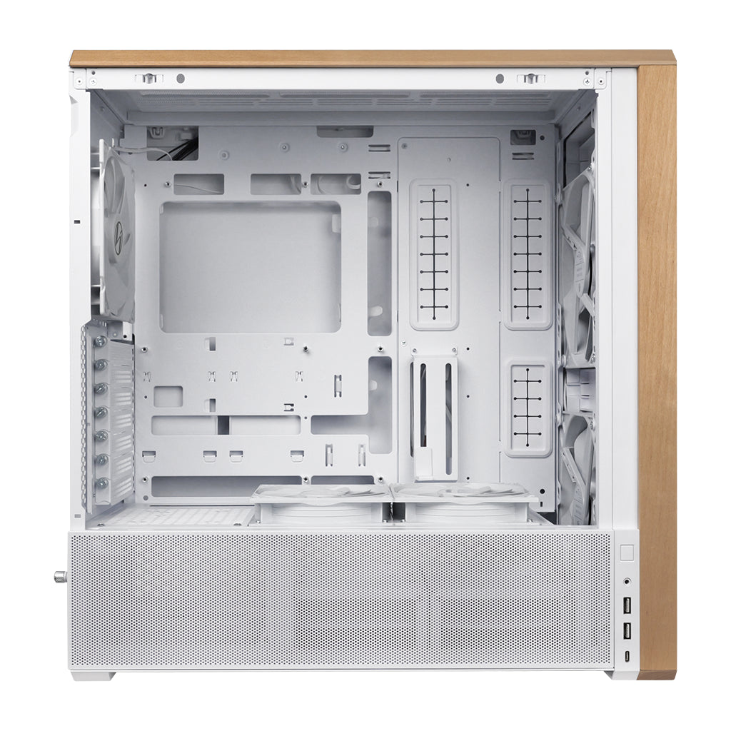 Lian-Li LANCOOL 217 Tempered Glass ATX Mid-Tower Case - White(PC-LAN217W ) - 3
