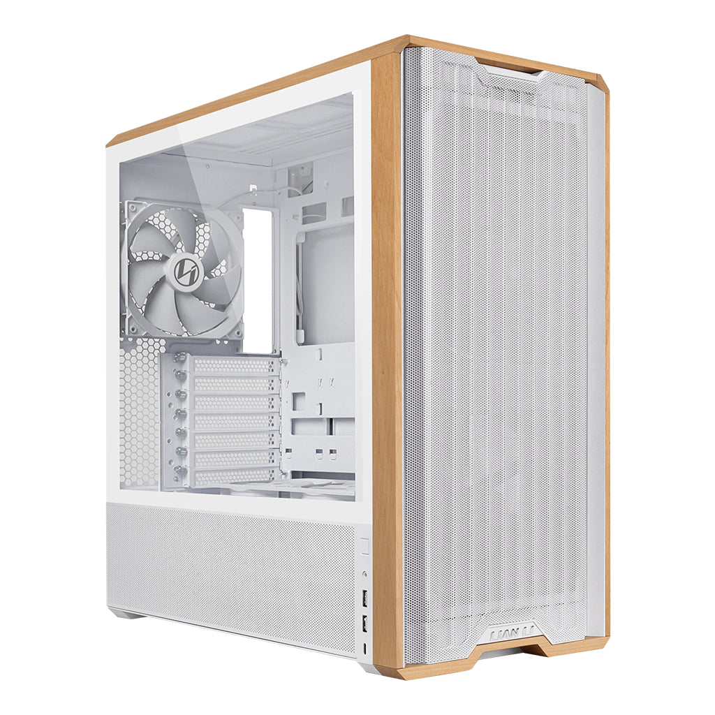 Lian-Li LANCOOL 217 Tempered Glass ATX Mid-Tower Case - White(PC-LAN217W ) - 1