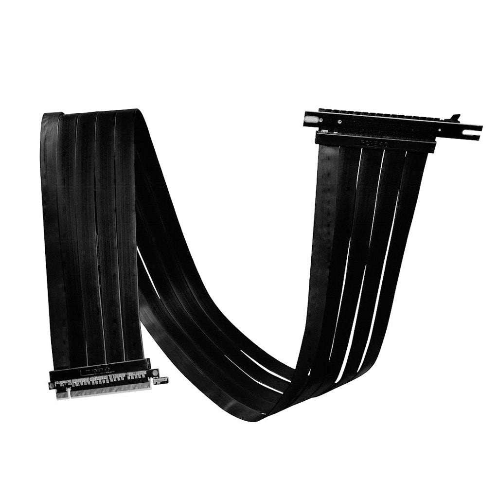 Lian-Li PW-PCIV-4-90X 900mm PCIe 4.0 Riser Cable - Black(PW-PCIV-4-90X) - 1