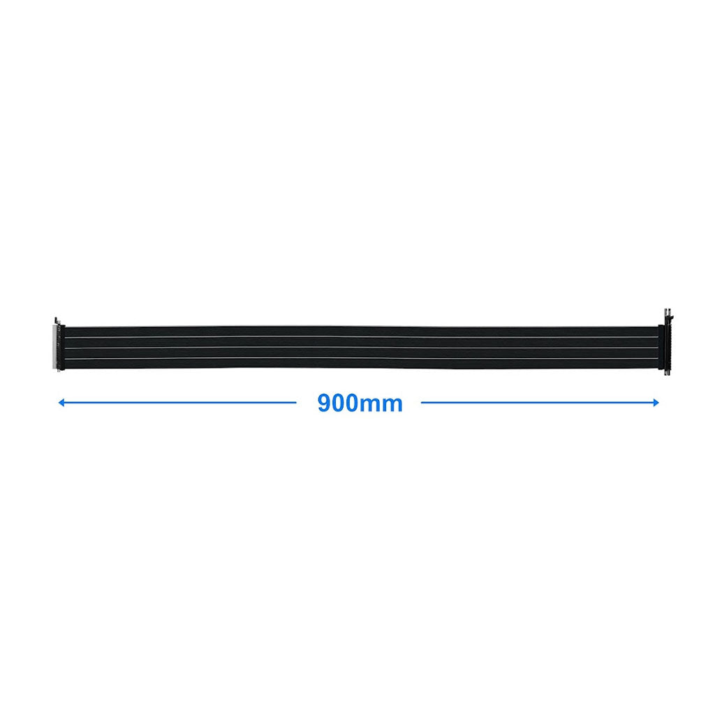 Lian-Li PW-PCIV-4-90X 900mm PCIe 4.0 Riser Cable - Black(PW-PCIV-4-90X) - 3