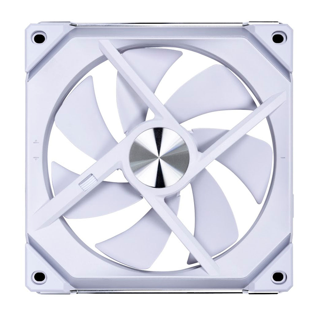 Lian-Li SLV2-1 UNI 140mm ARGB PWM Case Fan - White(14SLV2-1W) - 2