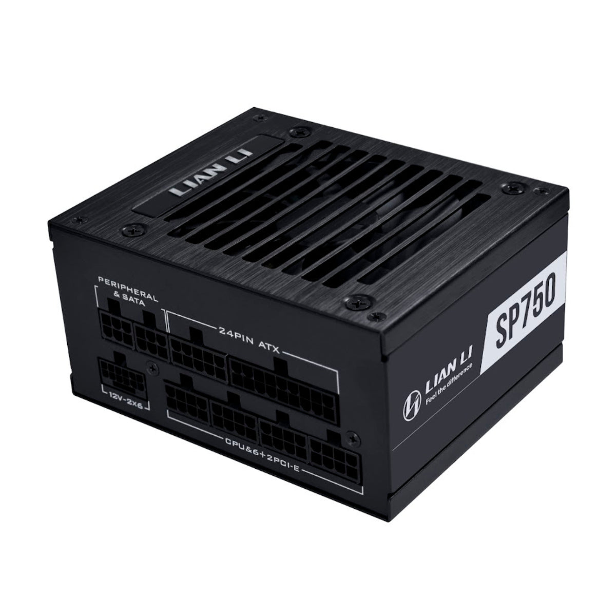 Lian-Li SP750 Gold V2 750W 80 PLUS Gold PCIe 5.0 ATX 3.1 Fully Modular Power Supply - Black(SP0750G.B) - 5