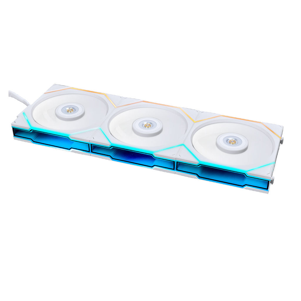 Lian-Li TL120-1B UNI FAN TL 120mm ARGB PWM White Case Fan - 3 Pack w/ Controller(12TL3W) - 1