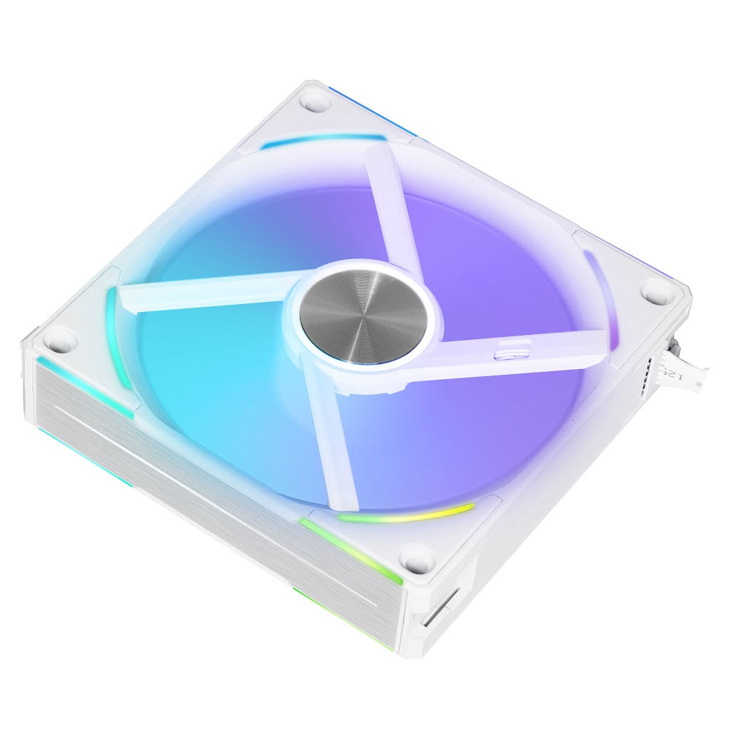Lian-Li UNI FAN AL V2 120mm ARGB PWM Case Fan - White(12ALV2-1W) - 2