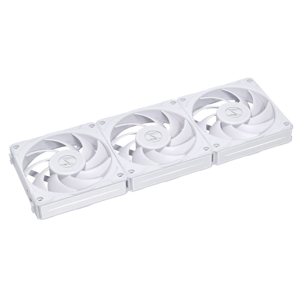 Lian-Li UNI FAN P28 120mm PWM Fan - White (3-Pack w/ Controller)(12P28-3W) - 1