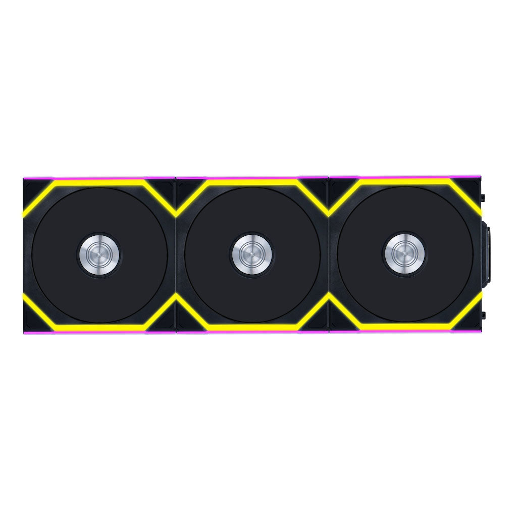 Lian-Li UNI FAN SL Wireless 120mm ARGB PWM Case Fan - Black - 3 Pack(12SL1W3B) - 2