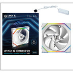 Lian-Li UNI FAN SL Wireless 120mm ARGB PWM Case Fan - White(12SL1W1W) - 6