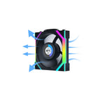 Lian-Li UNI FAN SL Wireless LCD Reverse 120 ARGB PWM Case Fan - Black - 3 Pack(12RSLLCD1W3B) - 3