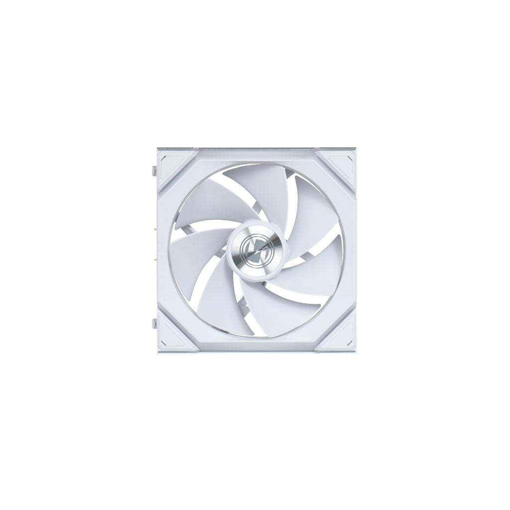 Lian-Li UNI FAN SL Wireless Reverse Blade 120mm ARGB PWM Case Fan - White(12RSL1W1W) - 2