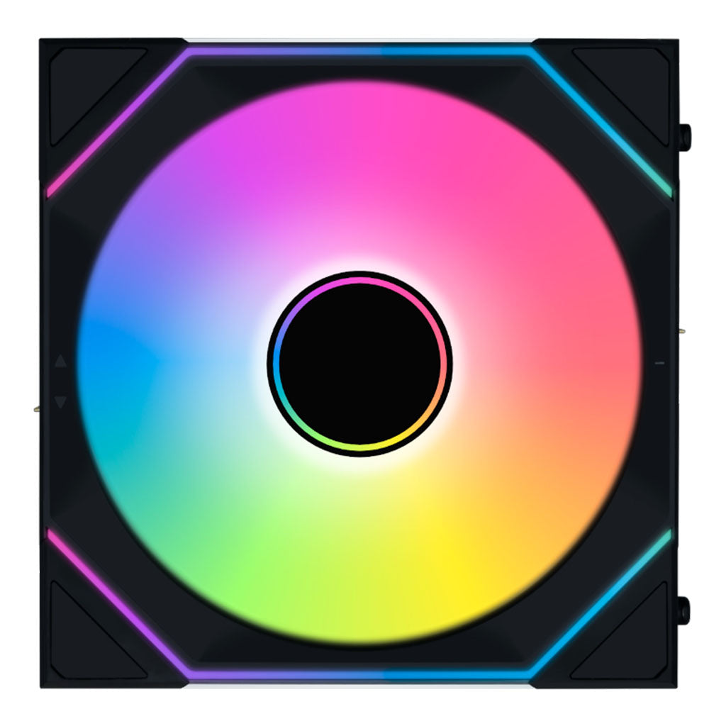 Lian-Li UNI Fan SL-Infinity Wireless 140mm Reverse Blade Black Fan - Single Pack(14RSLIN1W1B) - 1