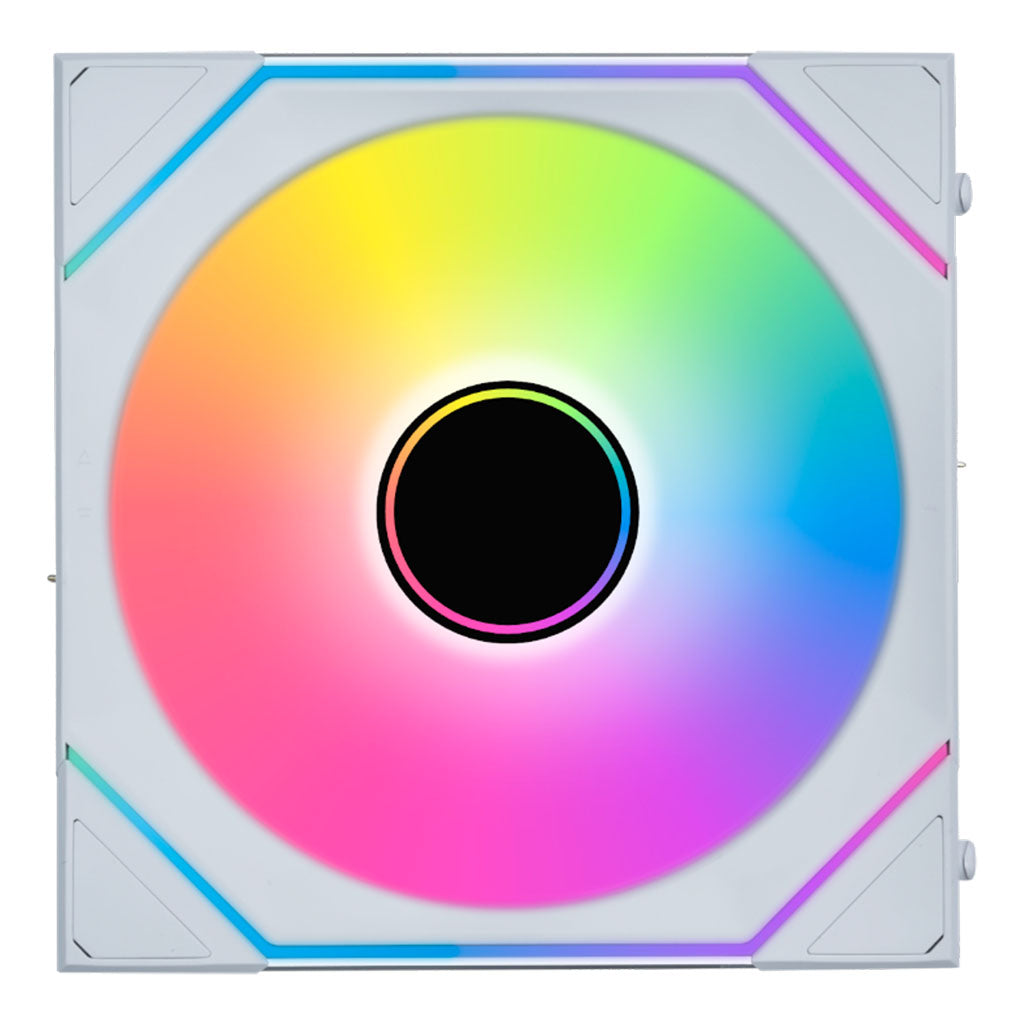 Lian-Li UNI Fan SL-Infinity Wireless 140mm Reverse Blade White Fan - Single Pack(14RSLIN1W1W) - 1