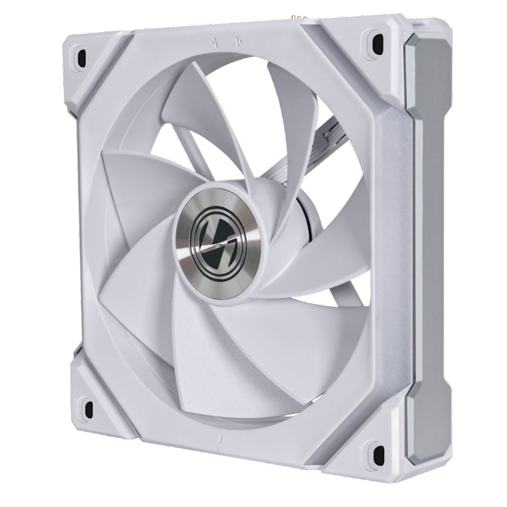 Lian-Li UNI FAN SLV2 120mm ARGB Reverse Blade PWM Case Fan - White(12RSLV2-1W) - 2