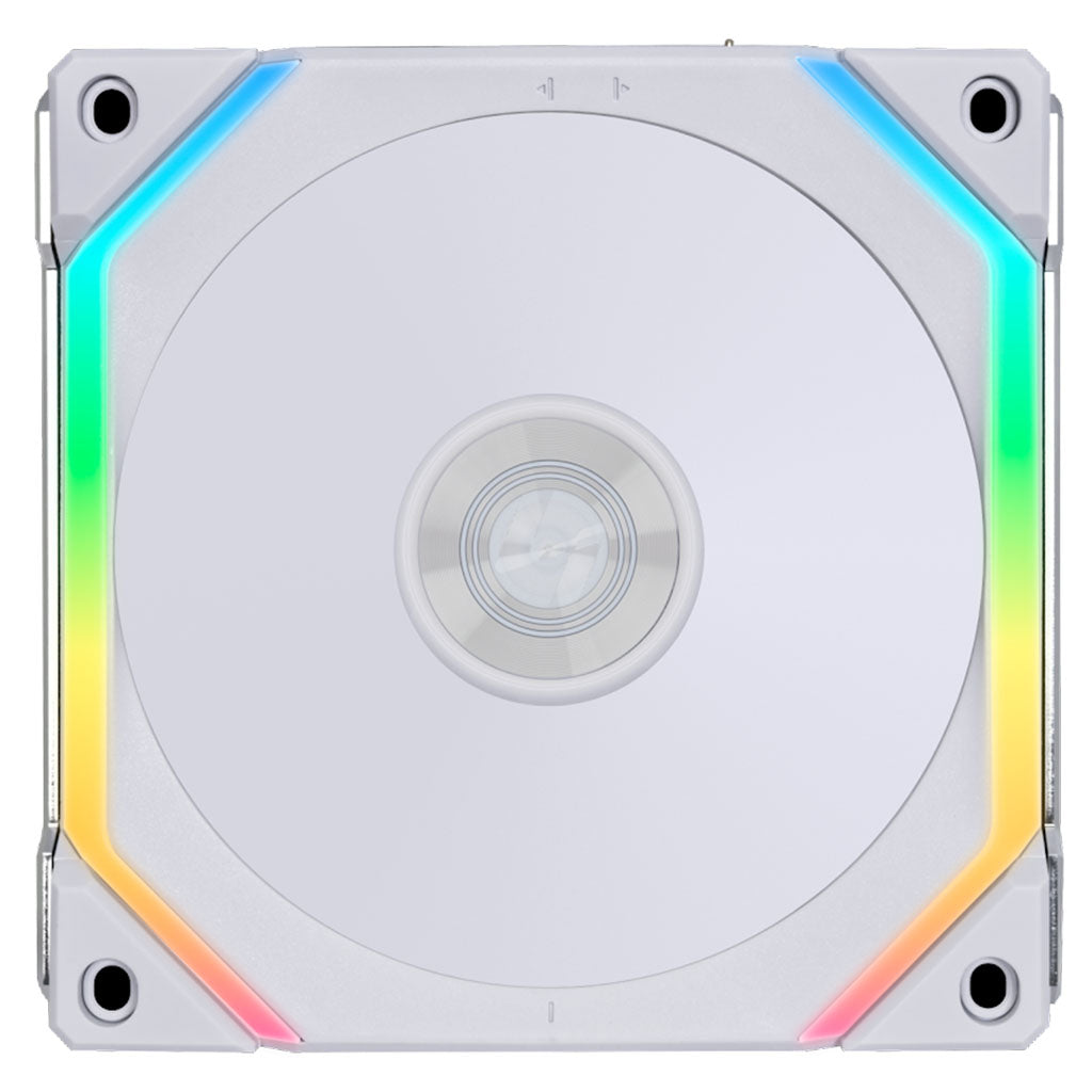 Lian-Li UNI FAN SLV2 120mm ARGB Reverse Blade PWM Case Fan - White(12RSLV2-1W) - 1