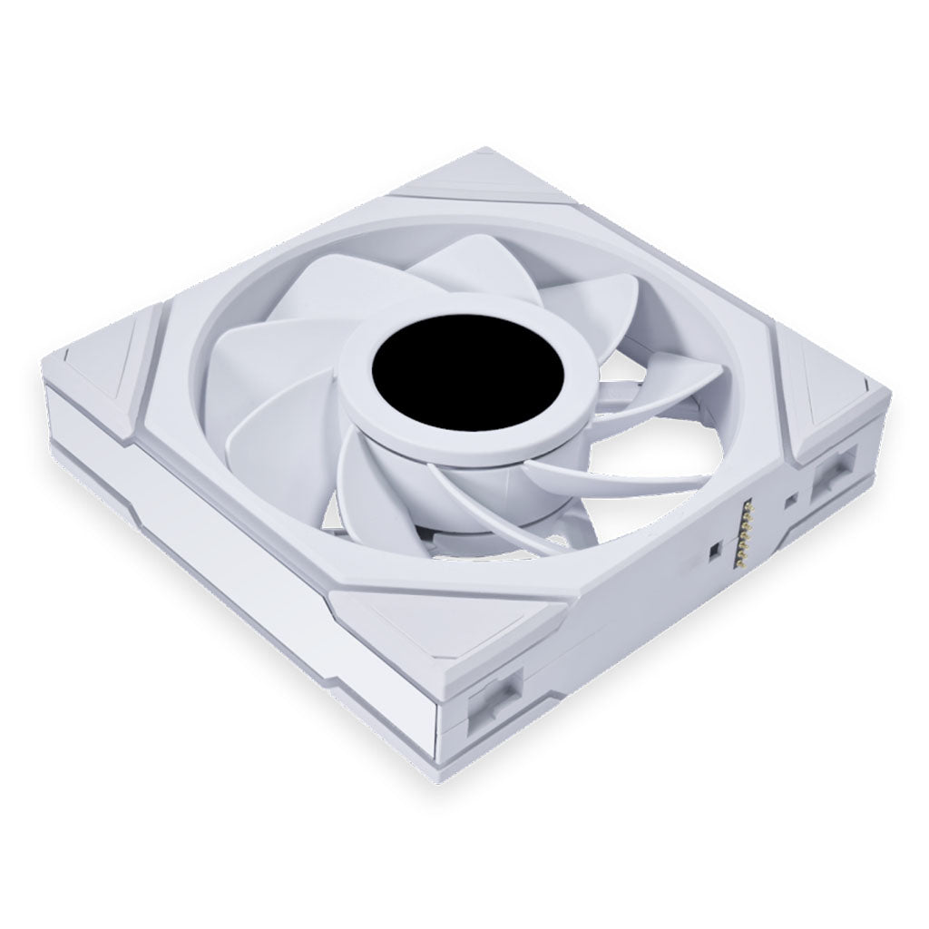 Lian-Li UNI FAN TL LCD Screen 120mm Reverse Blade ARGB PWM Case Fan - White(12RTLLCD1W) - 4
