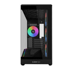 Lian-Li V100RMIX Tempered Glass Micro-ATX Case - Black(PC-V100RMIX) - 10