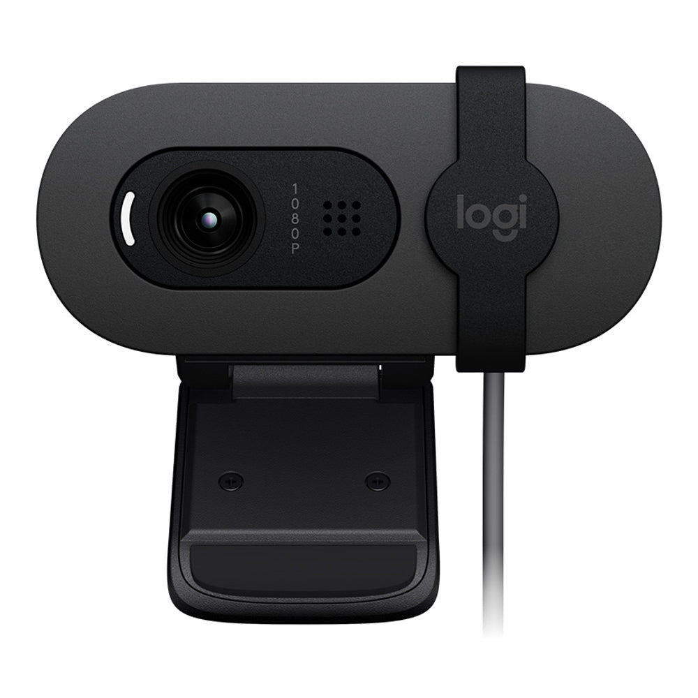 Logitech Brio 100 Full HD 1080p Webcam - Graphite Black(960-001587) - 2