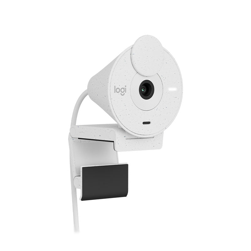 Logitech Brio 300 Full HD Webcam - Off-white(960-001443) - 2