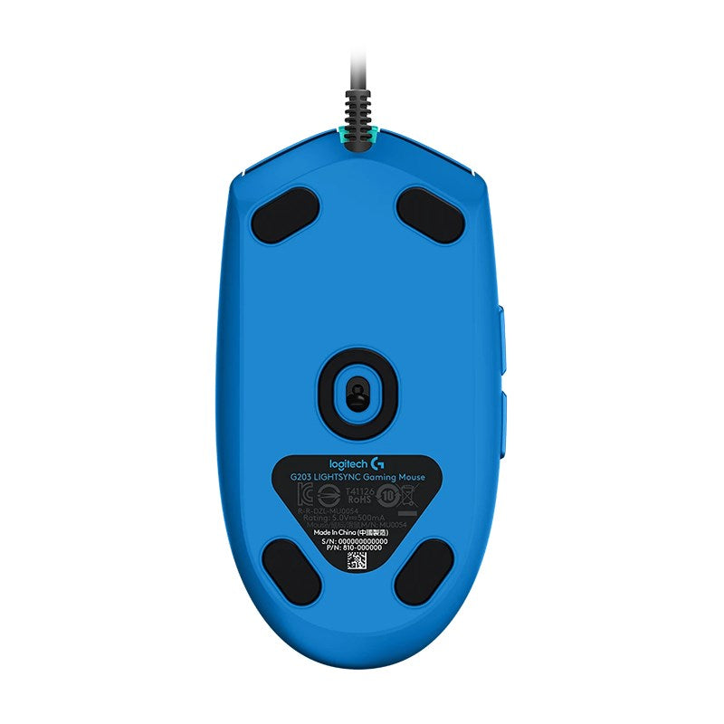 Logitech G203 LIGHTSYNC Gaming Mouse - Blue(910-005792) - 5