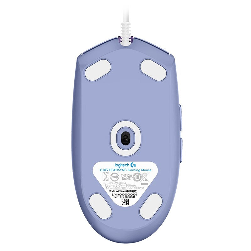 Logitech G203 LIGHTSYNC Gaming Mouse - Lilac(910-005851) - 5