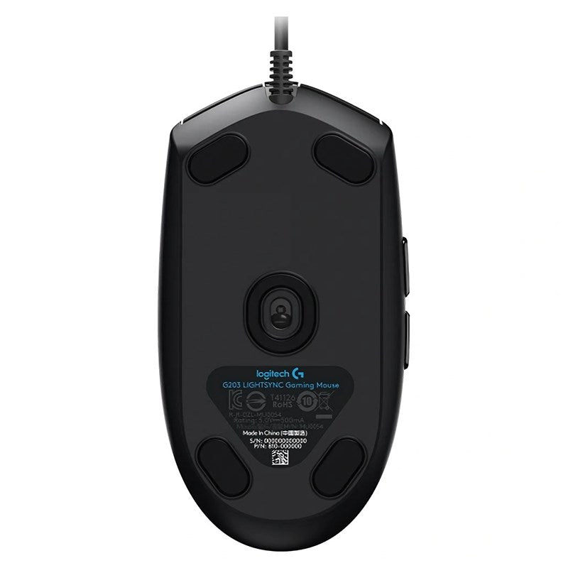 Logitech G203 LIGHTSYNC Optical Gaming Mouse - Black(910-005790) - 2