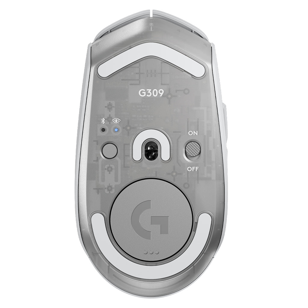 Logitech G309 LIGHTSPEED Dual Mode Wireless Optical Gaming Mouse - White(910-007209) - 5