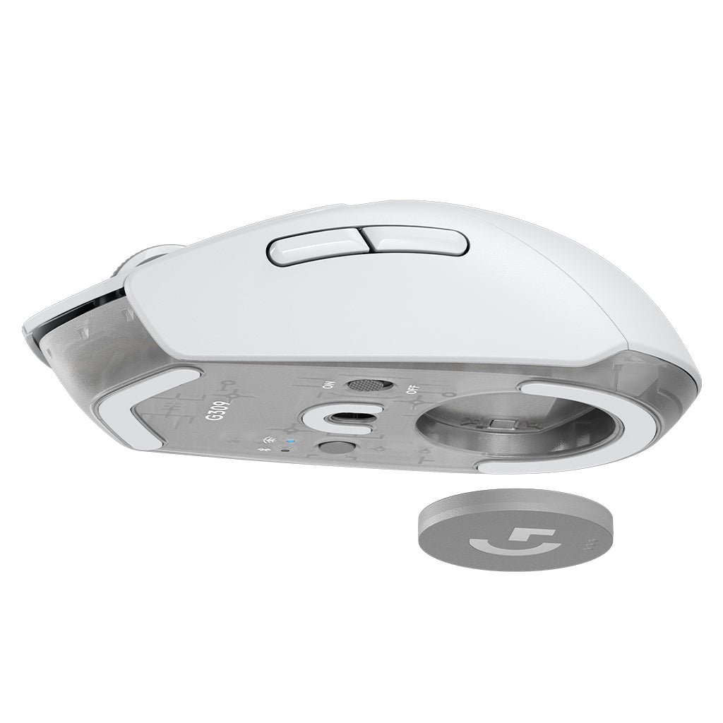 Logitech G309 LIGHTSPEED Dual Mode Wireless Optical Gaming Mouse - White(910-007209) - 7