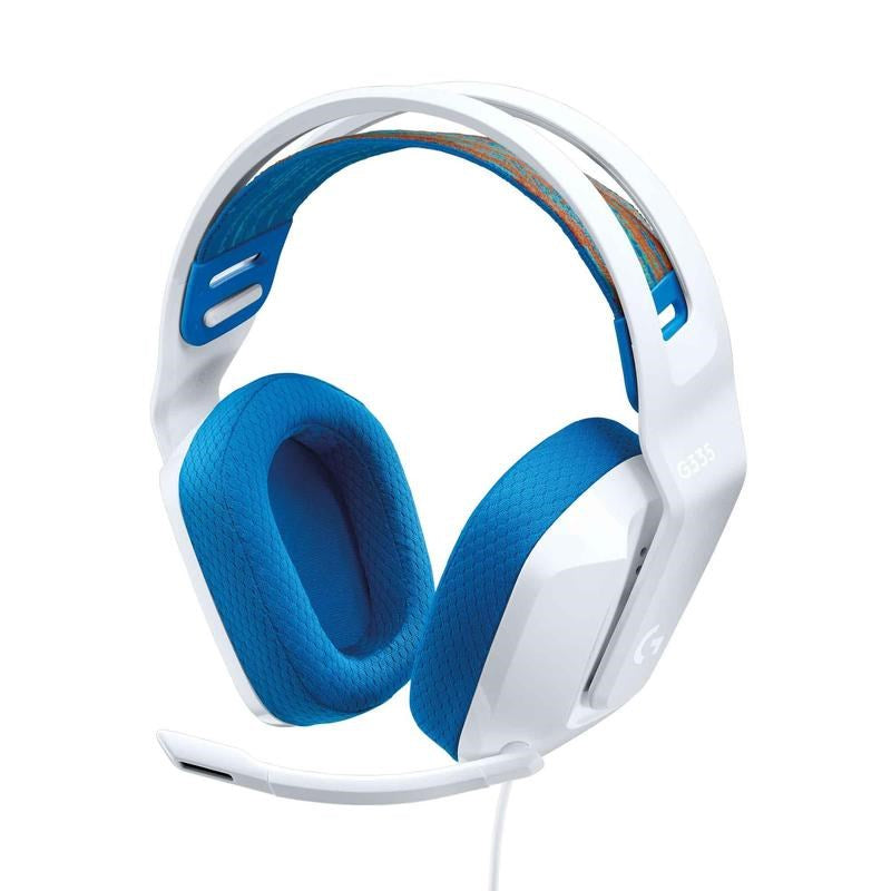 Logitech G335 Wired Gaming Headset - White(981-001019) - 1