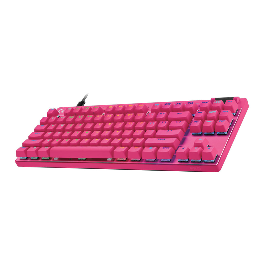 Logitech G PRO X TKL RAPID Analog Magnetic Mechanical Gaming Keyboard - Magenta(920-013254) - 3