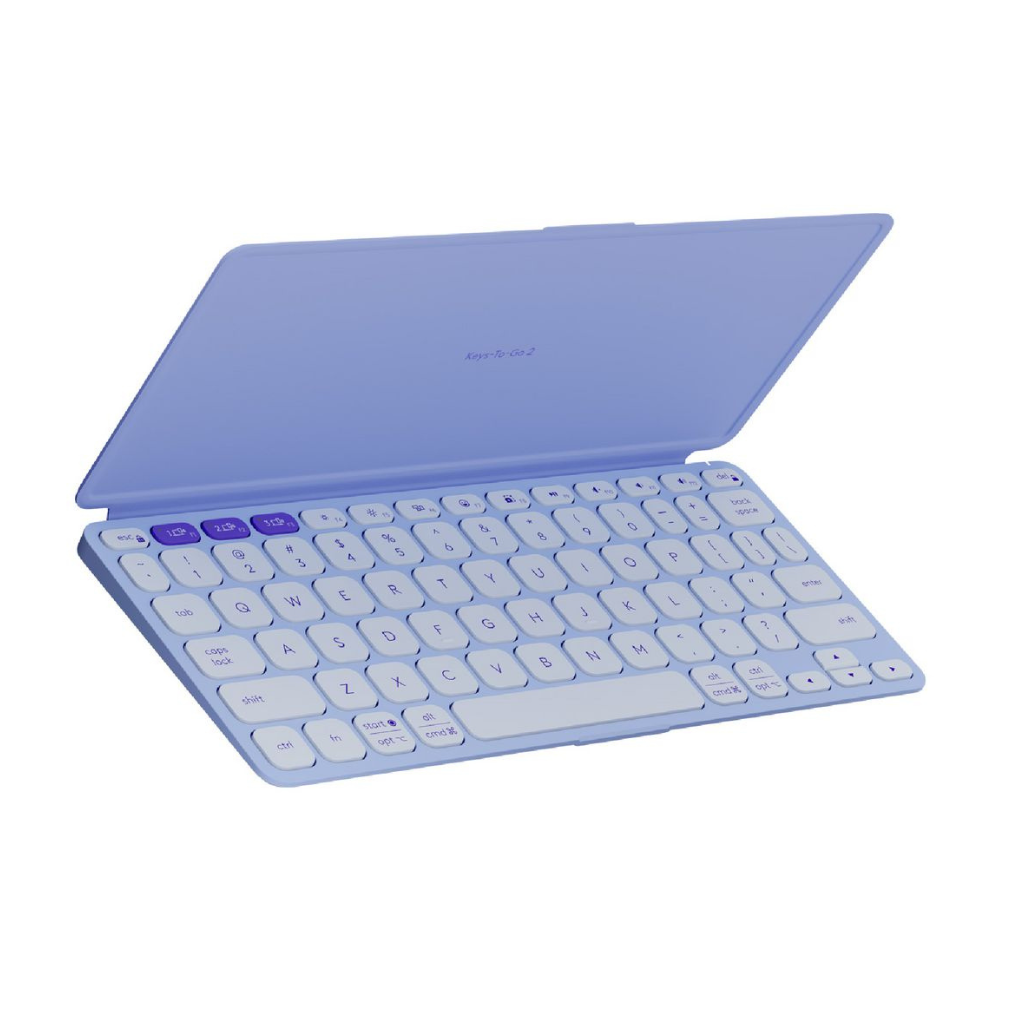 Logitech Keys-To-Go 2 Portable Wireless Keyboard - Universal Layout - Lilac(920-012963) - 1