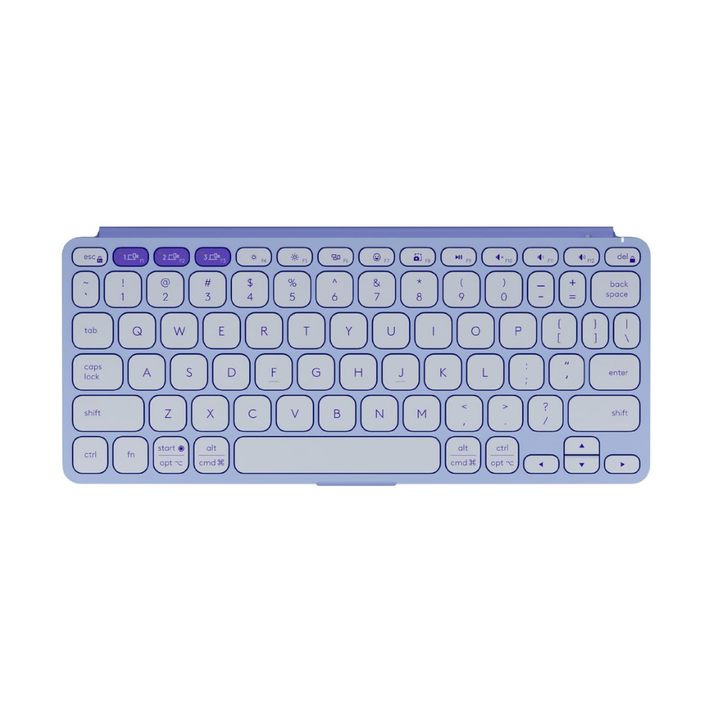 Logitech Keys-To-Go 2 Portable Wireless Keyboard - Universal Layout - Lilac(920-012963) - 3